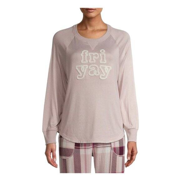 Secret Treasures Essentials Women's Friyay Hacci Super Soft Sleep Top Size XL - Picture 2 of 5